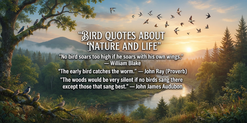 Bird Quotes About Nature and Life