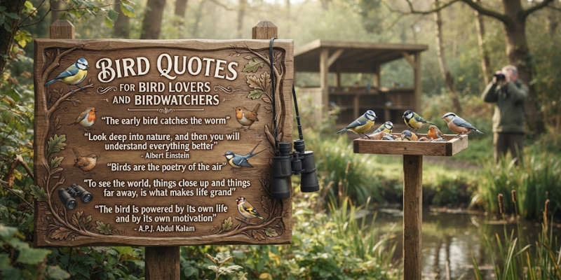 Bird Quotes for Bird Lovers and Birdwatchers