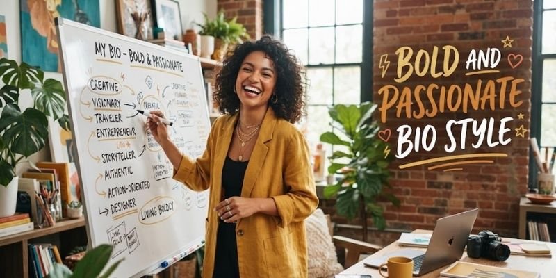 Bold and Passionate Bio Style