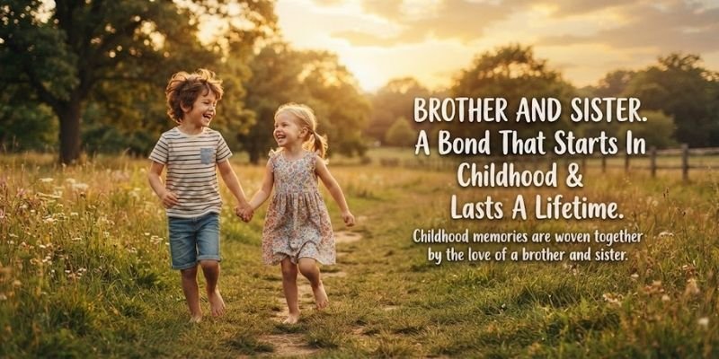 Brother and Sister Quotes About Childhood Memories