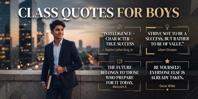 Class Quotes for Boys