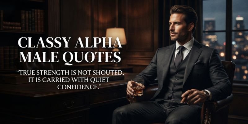 Classy Alpha Male Quotes
