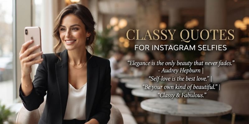 Classy Quotes for Instagram Selfies
