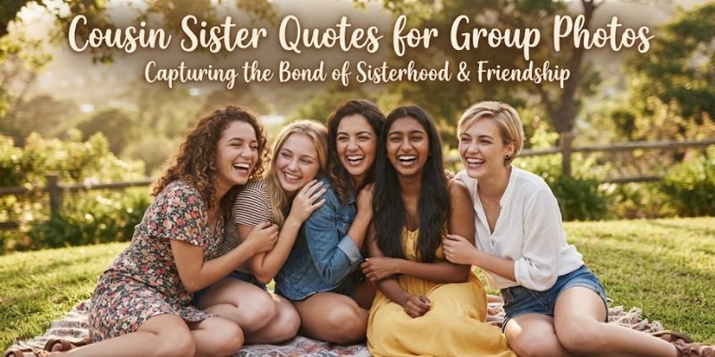 Cousin Sister Quotes for Group Photos