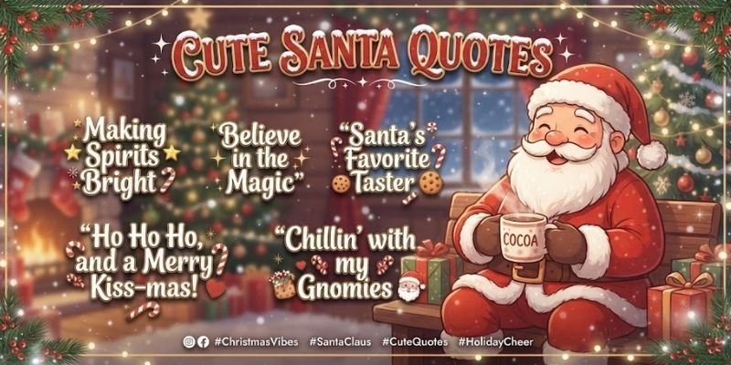 Cute Santa Quotes for Instagram