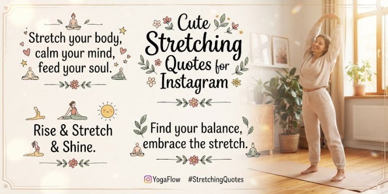 Cute Stretching Quotes for Instagram