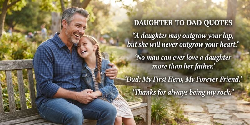 Daughter to Dad Quotes