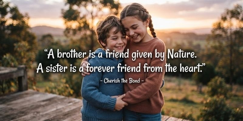 Emotional Brother and Sister Quotes
