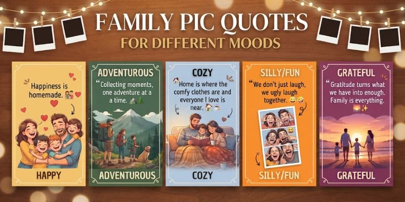 Family Pic Quotes for Different Moods