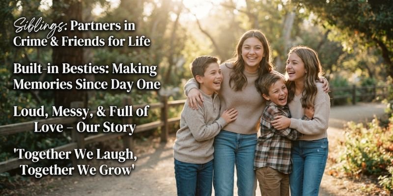 Family Pic Quotes for Siblings