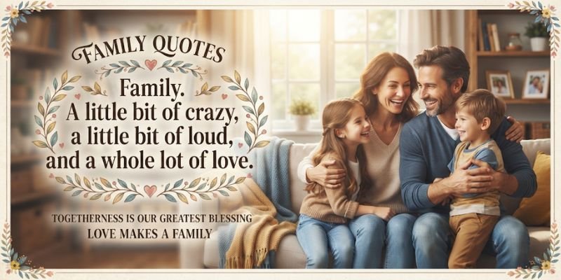 Family Quotes About Love and Togetherness
