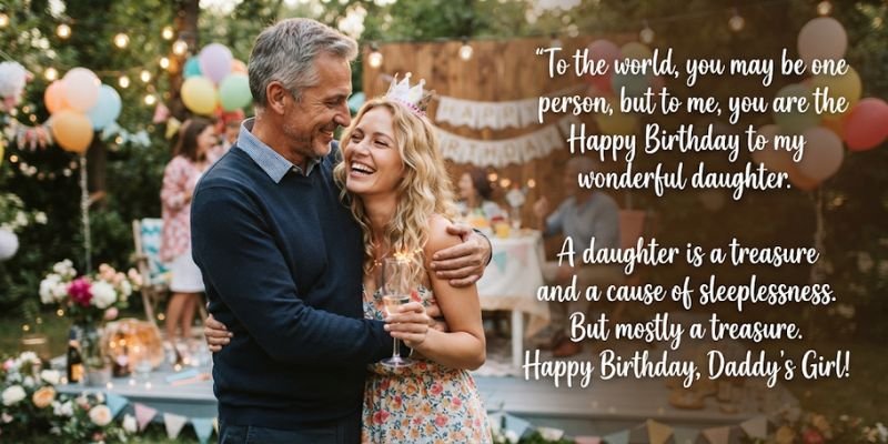 Father Daughter Quotes for Birthdays