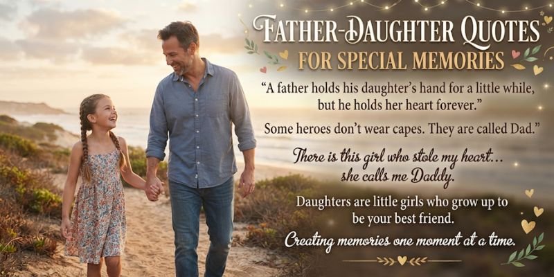 Father Daughter Quotes for Special Memories