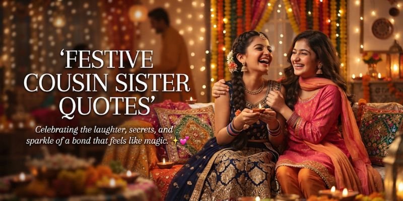 Festive Cousin Sister Quotes