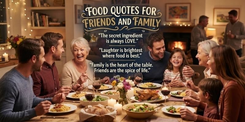 Food Quotes for Friends and Family
