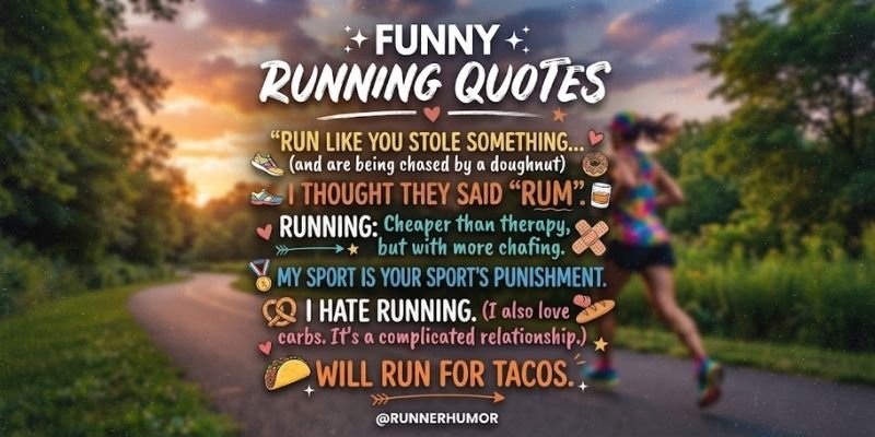 Funny Running Quotes for Instagram