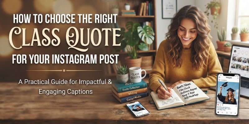 How to Choose the Right Class Quote for Your Instagram Post