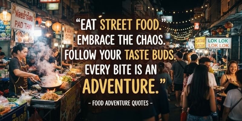 Street Food and Food Adventure Quotes