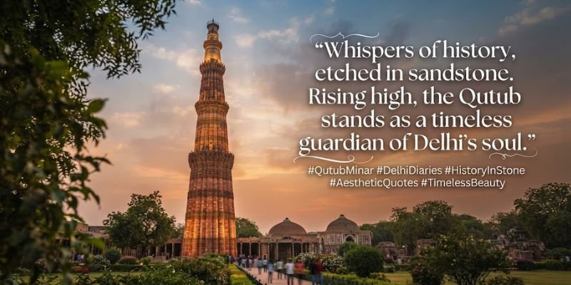 Aesthetic Qutub Minar Quotes