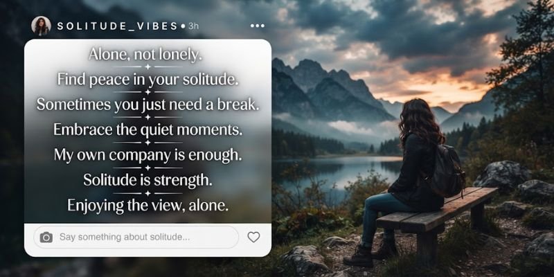 Alone Quotes for Instagram Notes