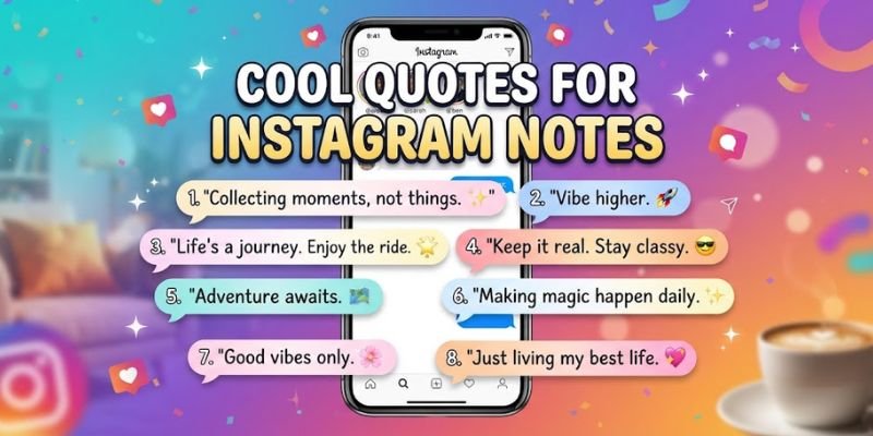 Cool Quotes for Instagram Notes