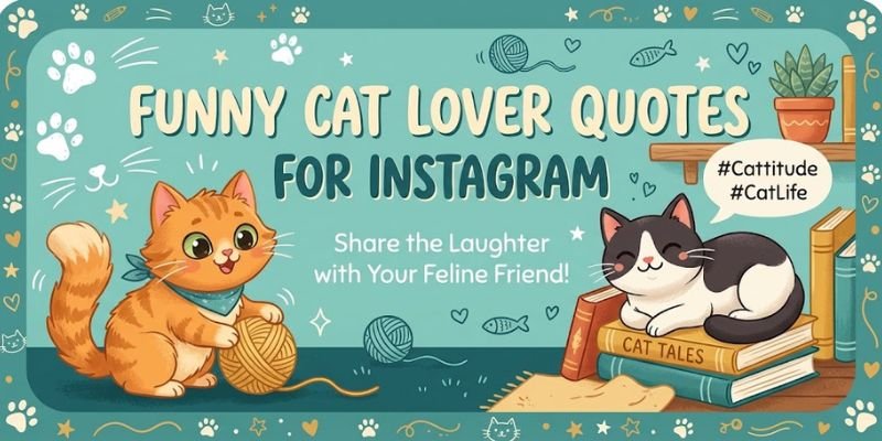 Funny Cat Lover Quotes for Instagram