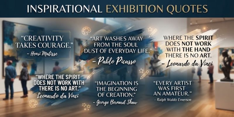 Inspirational Exhibition Quotes