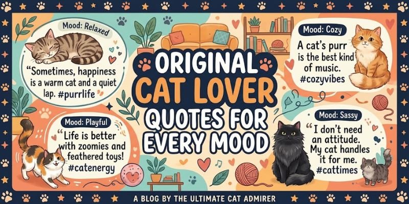 Original Cat Lover Quotes for Every Mood