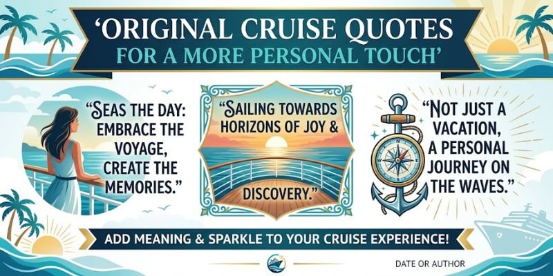 Original Cruise Quotes for a More Personal Touch