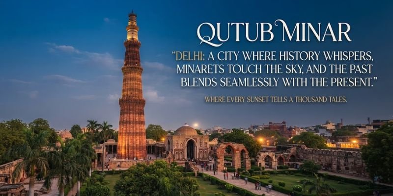Qutub Minar Quotes About Delhi