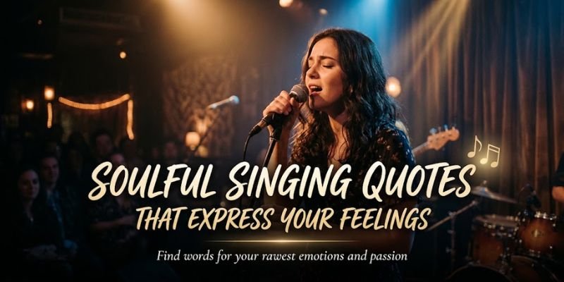Soulful Singing Quotes That Express Your Feelings
