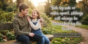 Brother and sister quotes in english for instagram