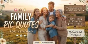 Family pic quotes for instagram