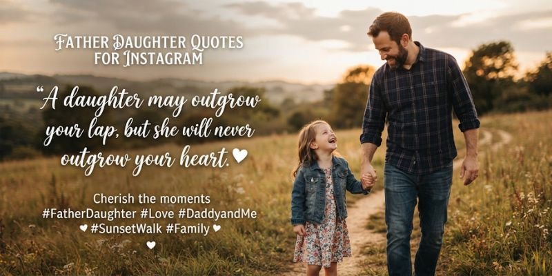 Father daughter quotes for instagram