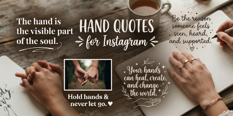 Hand Quotes for Instagram