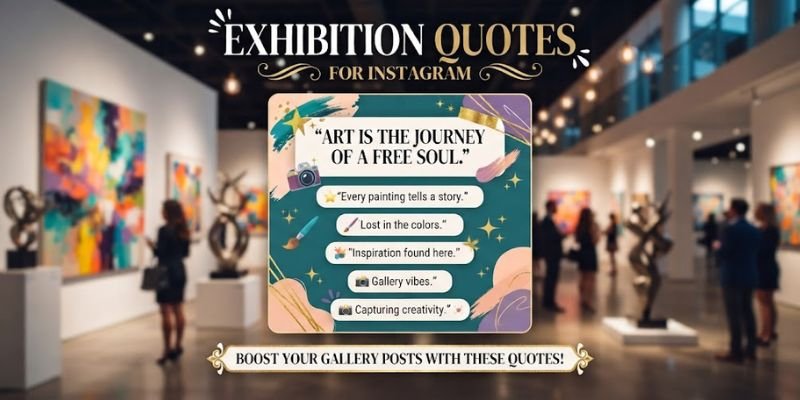 Exhibition quotes for instagram