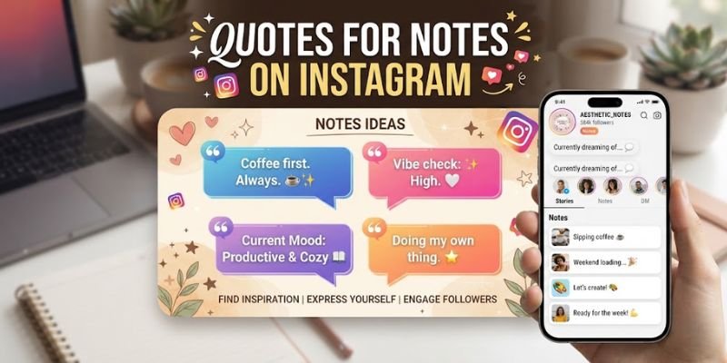 Quotes for notes on instagram