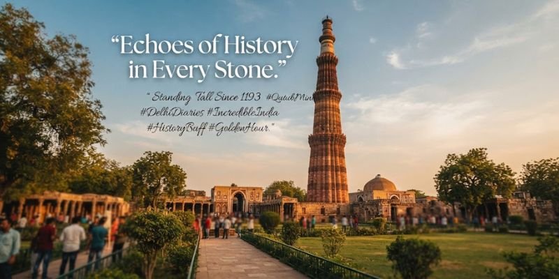 Qutub minar quotes for instagram
