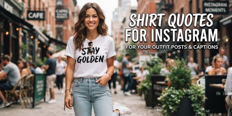 Shirt quotes for instagram