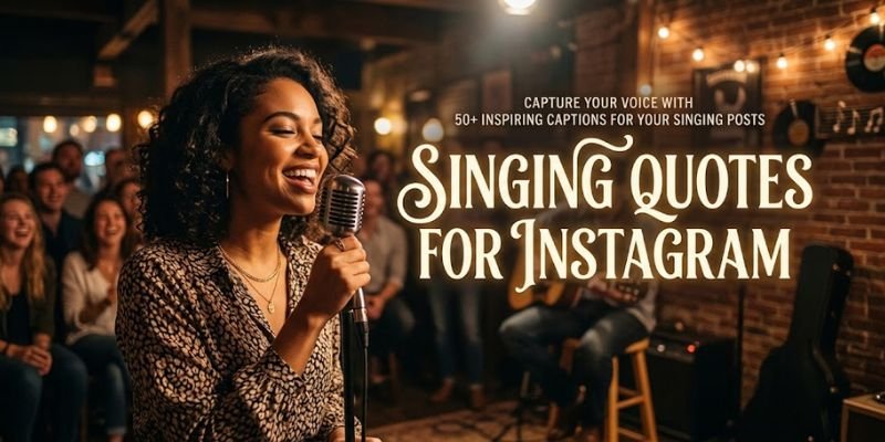 Singing quotes for instagram